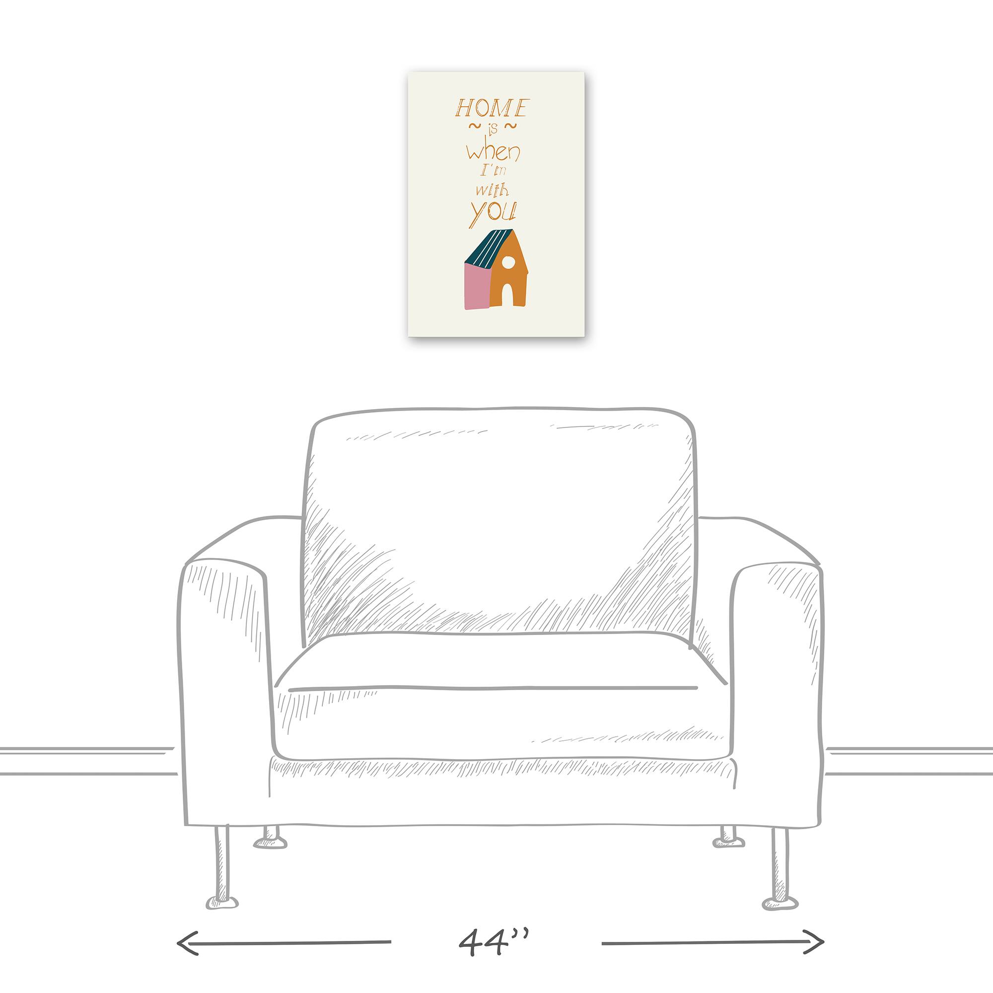 Home is With You Canvas Wall Art